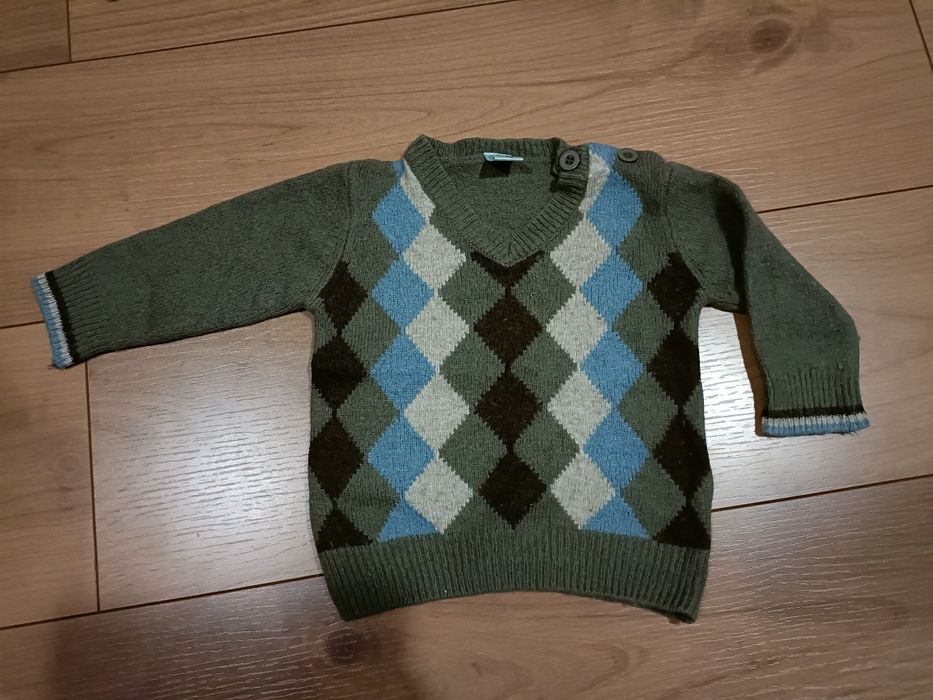 Pullover de lã bebé LFT - 12 meses