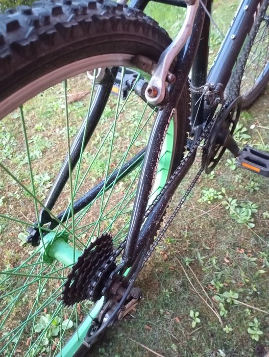 Bicicleta verde Roda 26