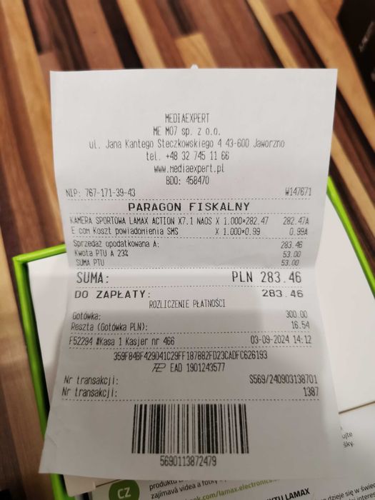 Kamera sportowa Lamax X7.1 4k