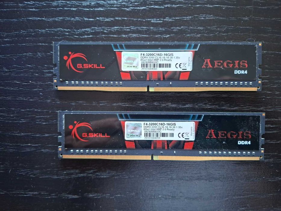 Mermoria ram ddr 4 16 GB ( 8x2) 3200Mhz