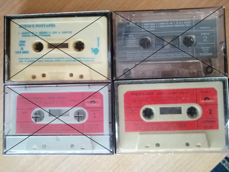 Cassetes K7 Música Nacional e Internacional