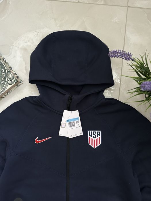 Зіп Худі Nike Tech Fleece USA | Оригінал