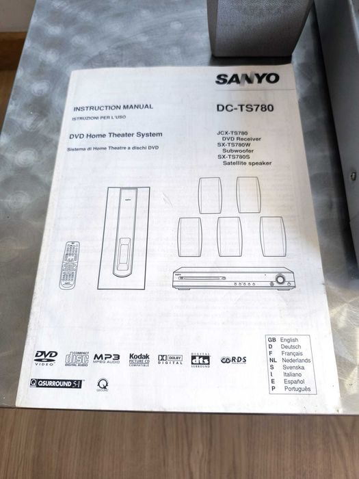 SANYO
DC-TS780 – Home Theater System