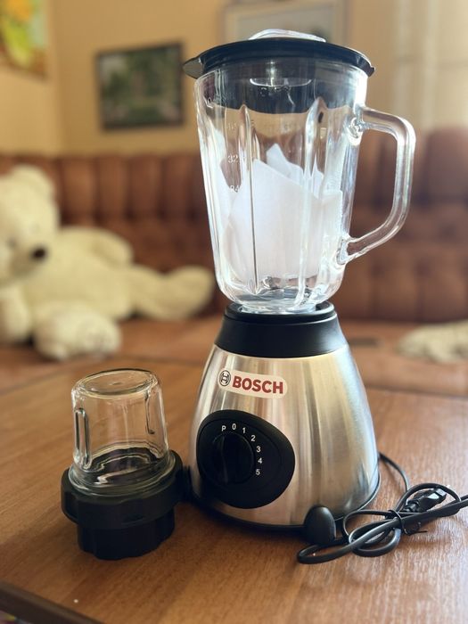 Bosch SilentMixx MMB42G0B – стаціонарний блендер зі скляною чашею ThermoSafe