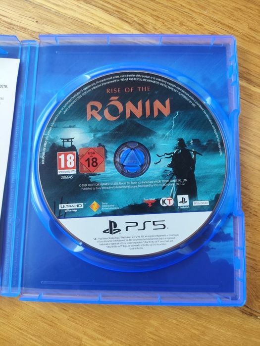 Гра Rise of the Ronin для Sony PLAYSTATION 5 (PS5) диски в ідеалі!