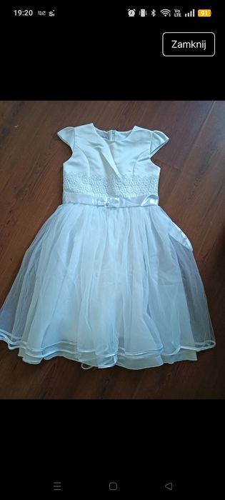 Sukienka biała wizytowa