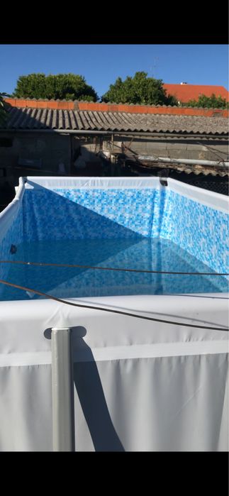 Piscina Bestway 56670 Rectangular Power Steel 488x244x122 Cm