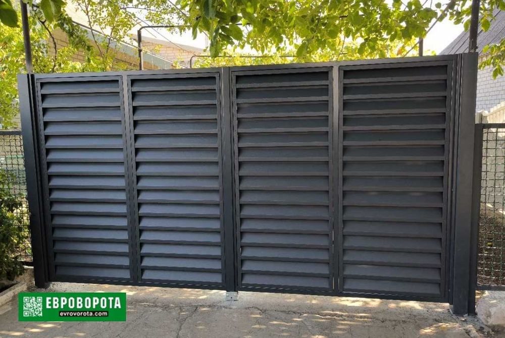 Ворота Распашные Жалюзи - 24000 грн! Днепр! Доставка! Монтаж!