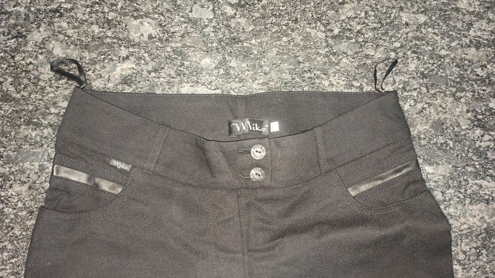 Czarne eleganckie spodnie rozmiar 38