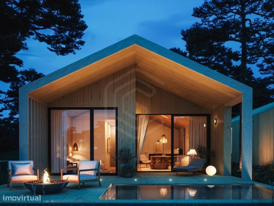 Lake house V1 com piscina privada e lago em Eco resort na Costa Oes...