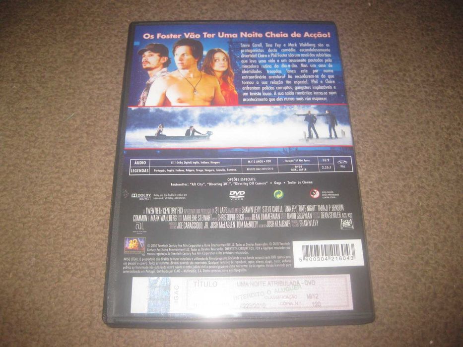 DVD "Uma Noite Atribulada" com Steve Carell