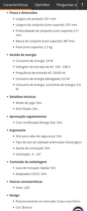 Monitor Asus vz239he w