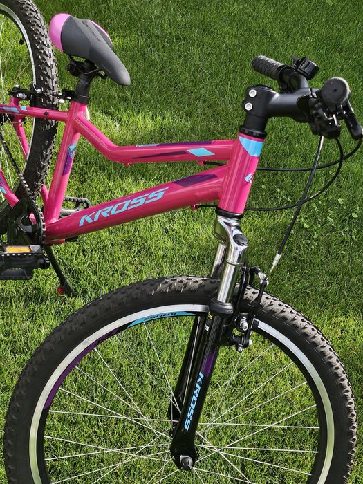Rower Kross Lea 24' Jak Nowy różowy