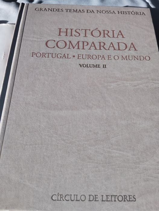 Livro Coleção Grandes Temas da Nossa História  Comparada Circulo de Leitores Novo