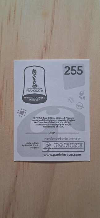Cromo futebol de Lucy Bronze(Mundial 2019)da Panini