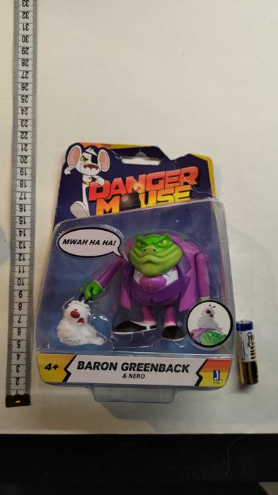 Danger Mouse Baron Greenback фигурки игрушки машинка опасная мышь