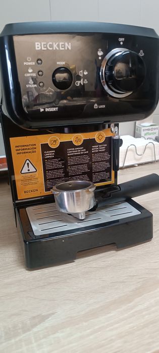Máquina café em pó (manípulo) marca becken