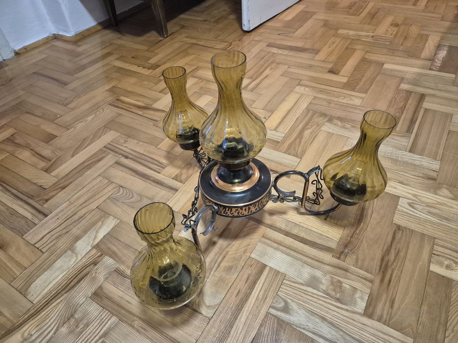 Żyrandol lampa PRL