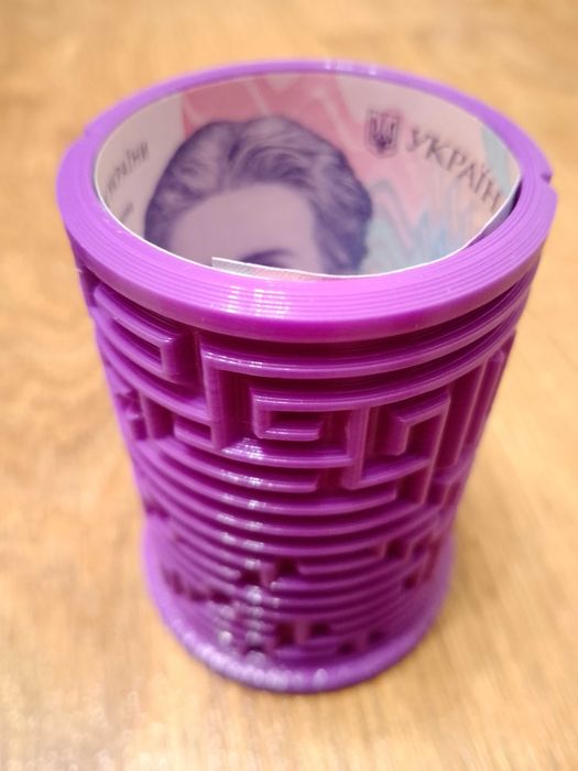 Копилка-лабиринт денежный подарок для детей и взрослых купюрница