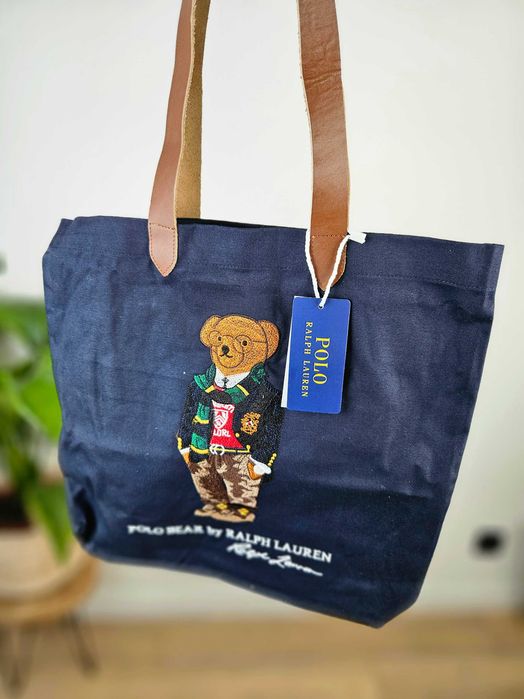 Torba na zakupy Ralph Lauren miś Preppy Bear nowa z metką