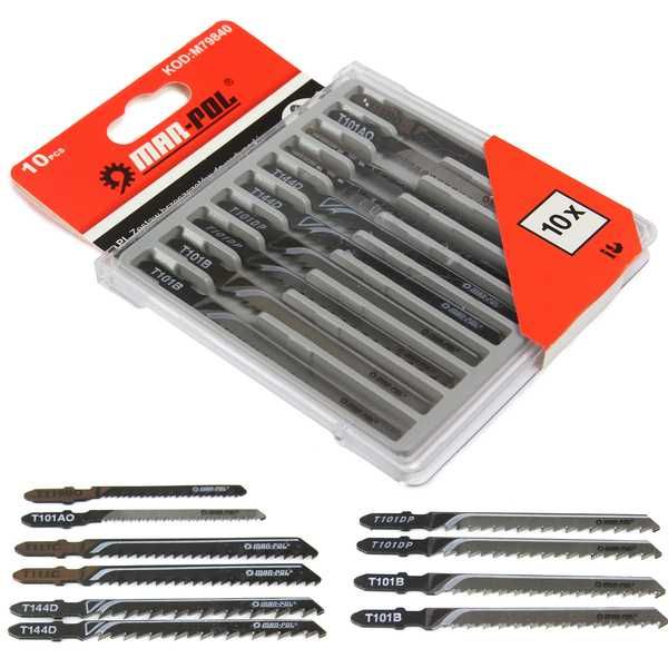 Zestaw brzeszczotów do wyrzynarki nożyki 10 szt nóż Mocne
