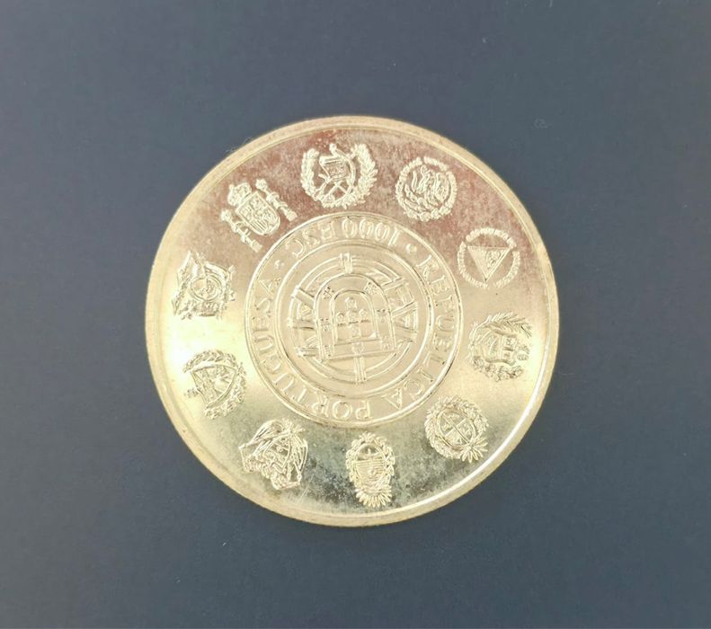 Moeda em prata “O Lobo” 1.000$ de 1994