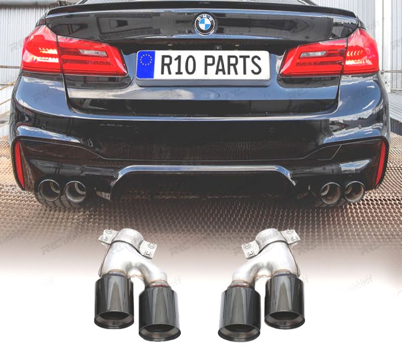 PONTEIRAS DE ESCAPE BMW G30 17-20 LOOK M5 PRETO