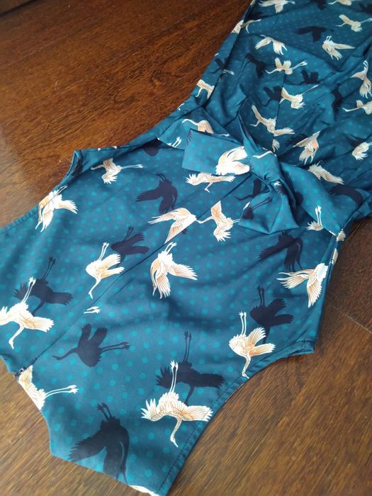 Macacão Azul Petróleo Novo