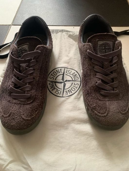 Stone Island кеди замшеві сірі 42 розмір оригінал з документами