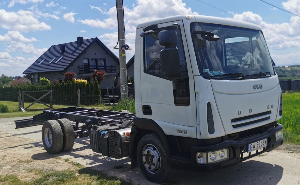 Iveco eurocargo 75e16 rama laweta wywrotka
