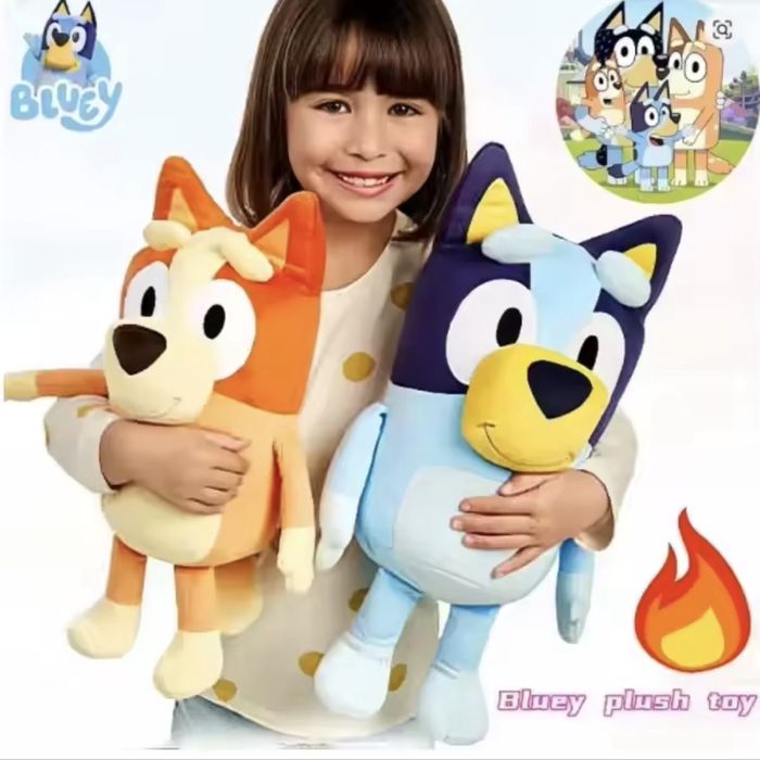 Bluey peluches cada boneco 25cm novos