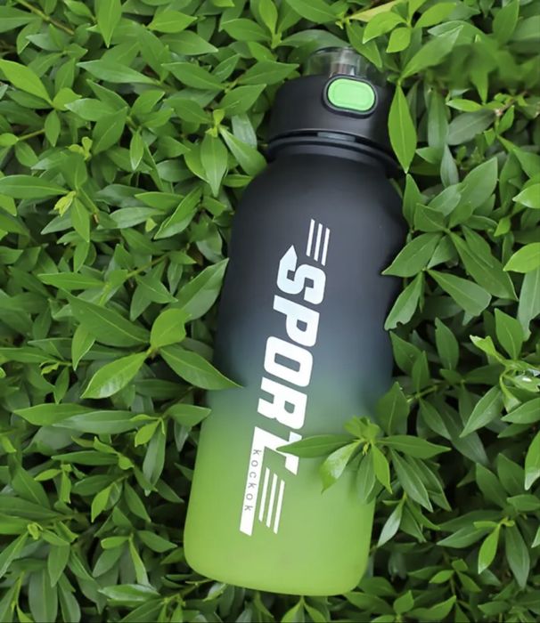 Пляшка для води 1000мл, для спорту, фітнесу