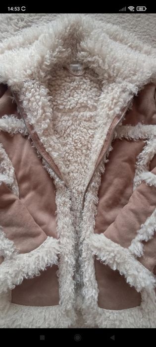 Kurtka, płaszcz z kożuszkiem Topshop