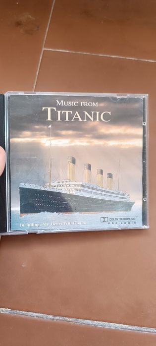 CD música do filme Titanic. Usado
