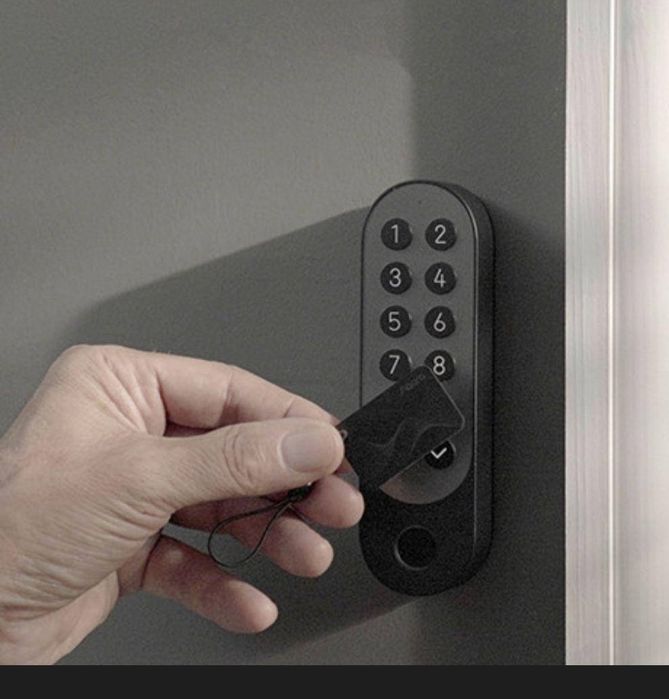Розумний дверний замок Aqara Smart Lock U200 Matter Bluetooth 5.0 EU Global (EL-D02D) Apple HomeKit (Black)