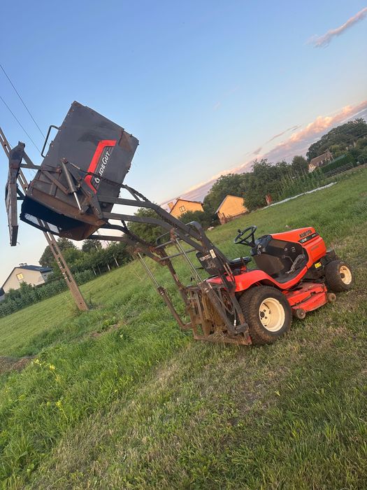 Kubota g18 traktorek kosiarka górny wysyp diesel