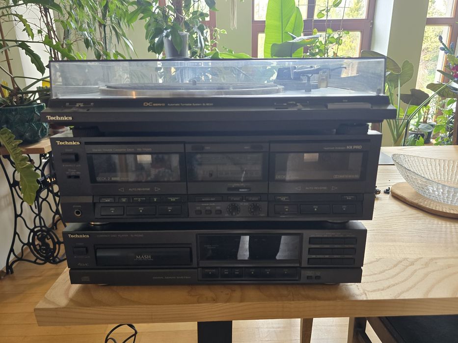 Cd, deck, gramofon technics