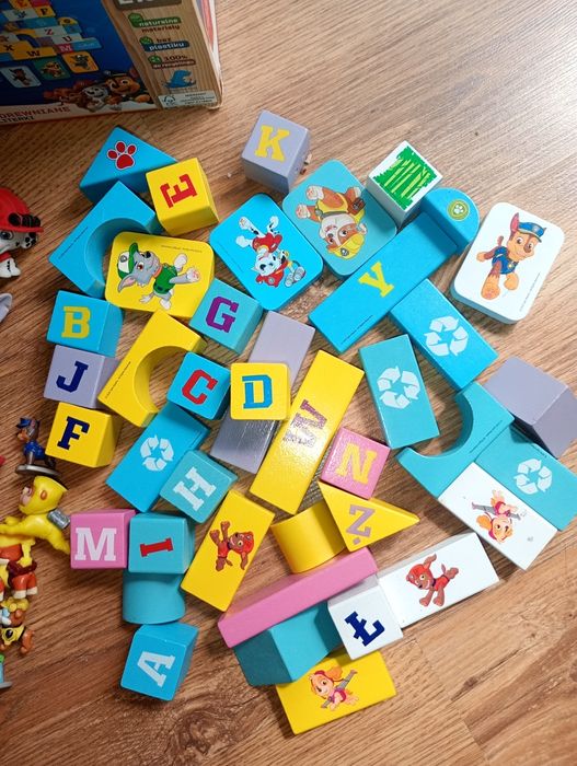 Psi patrol figurki klocki puzzle