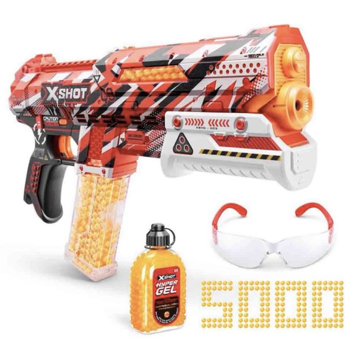 Бластер X-Shot Hyper Gel Small (36622R) 5000 гелевых пулек