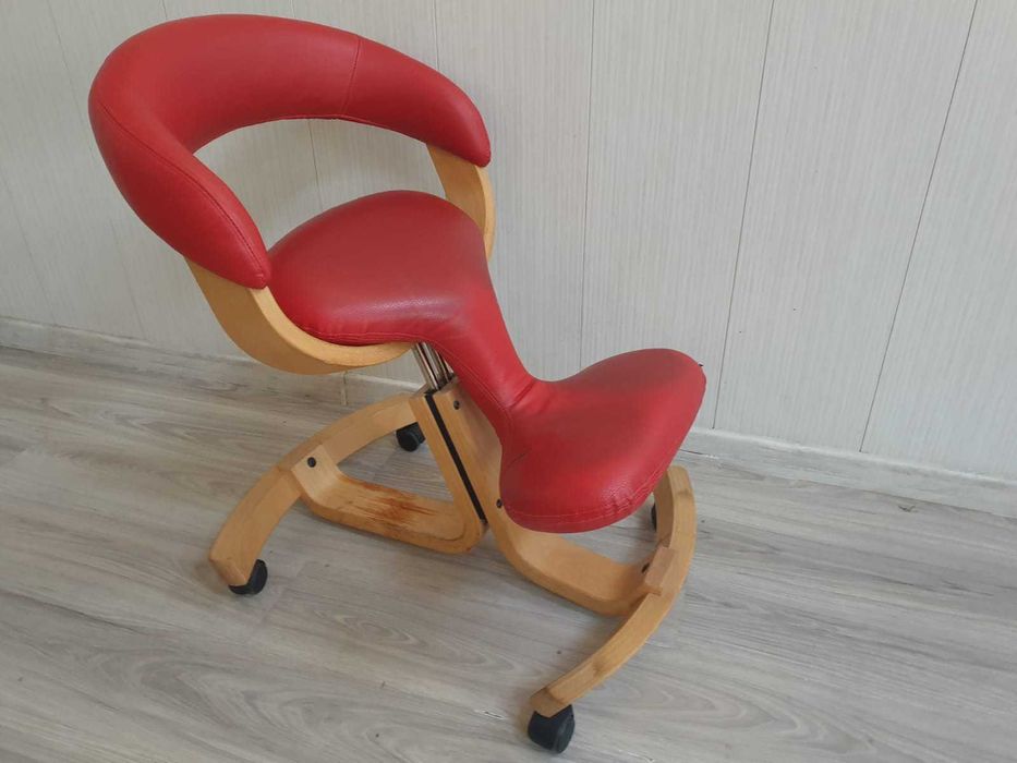 klękosiad krzesło ergonomiczne Rybo BALANS OFFICE retro vintage