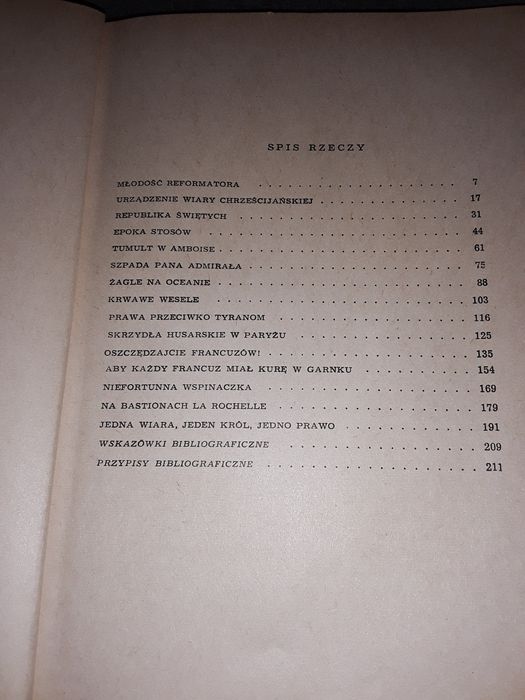 Szpada pana admirała dzieje Hugenotów Stanisław Grzybowski