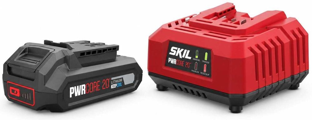 Zestaw startowy skill 20V . Ładowarka 2.4a + bateria 2ah