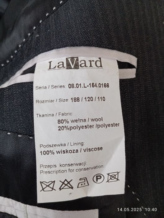 Garnitur męski laVard