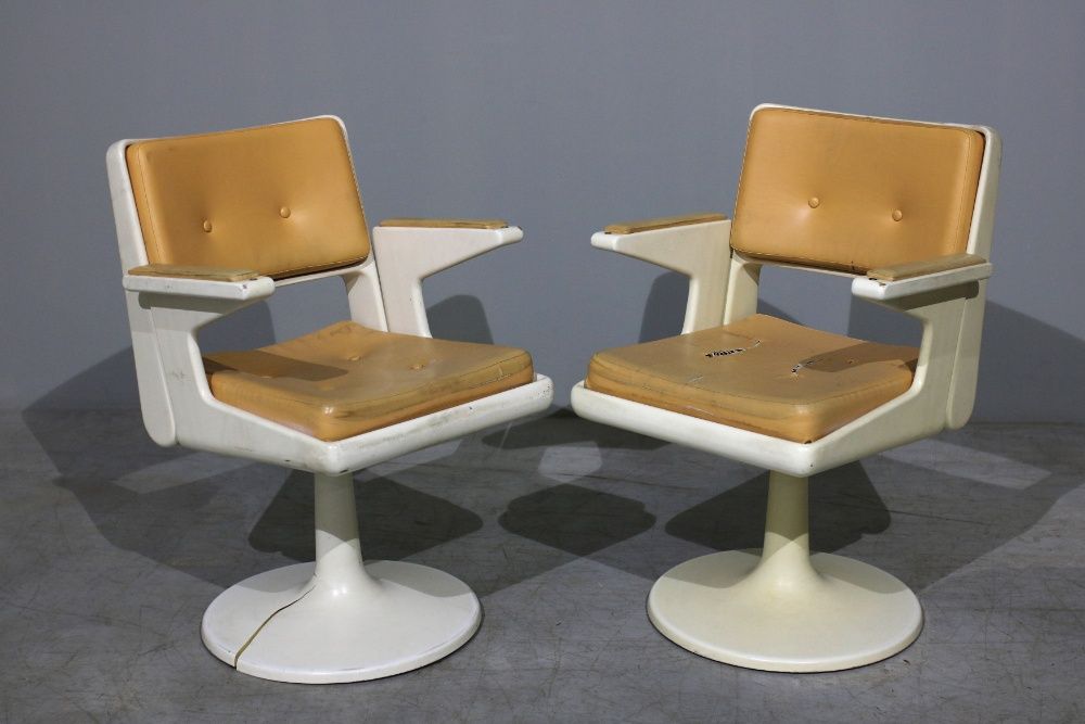 Par de cadeirões Nubert da década de 1970| Vintage