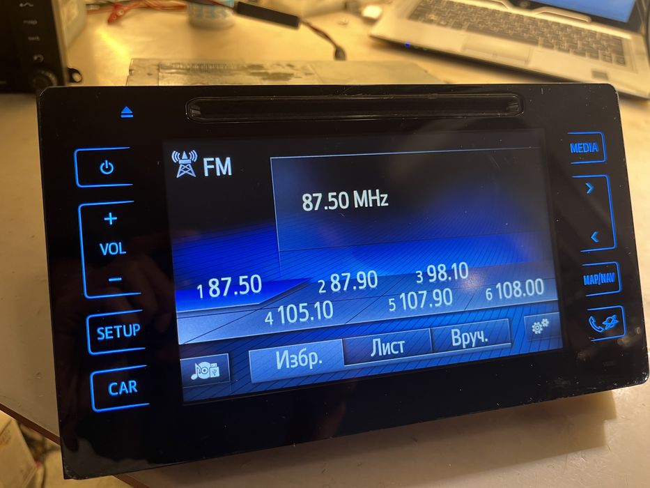 Магнитола Toyota Corolla Avensis Prius Auris Европа українське меню
