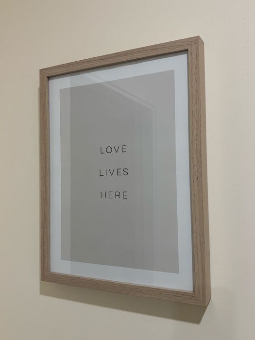 Conjunto de molduras com posters