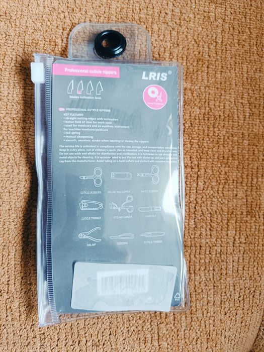 Nowe złote cążki do skórek manicure pedicure