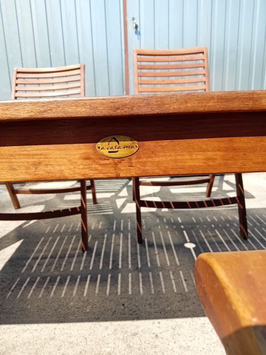 Zestaw ogrodowy drewniany