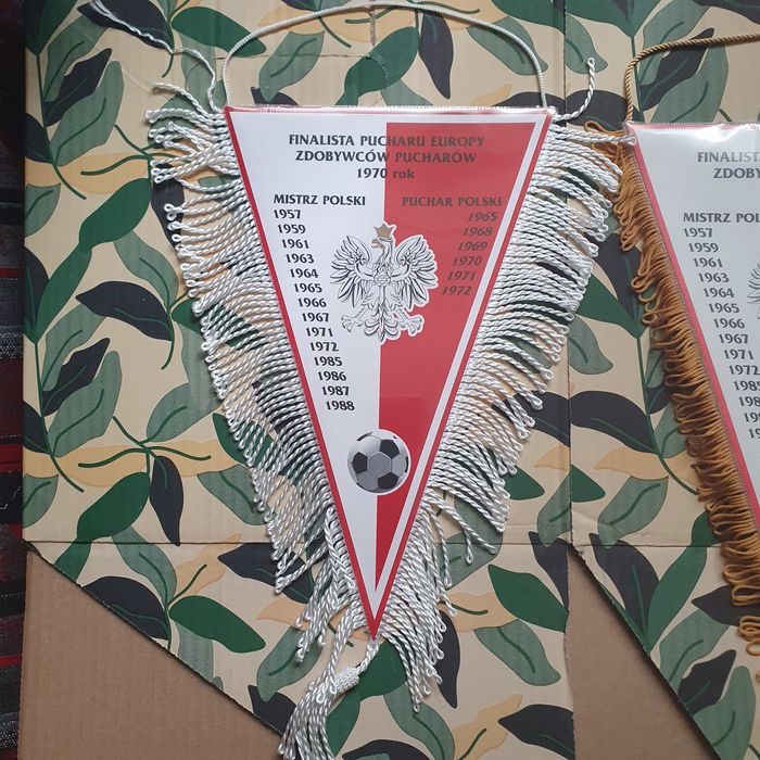 Zestaw proporczyków Górnik Zabrze PRL(OK)