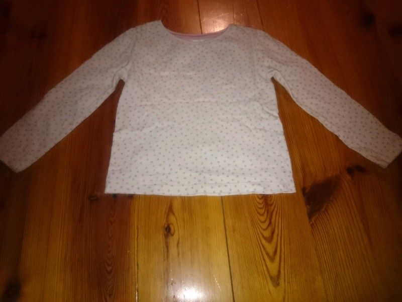 dwupak bluzek kremowa/beżowa i bluza polarowa 80/86